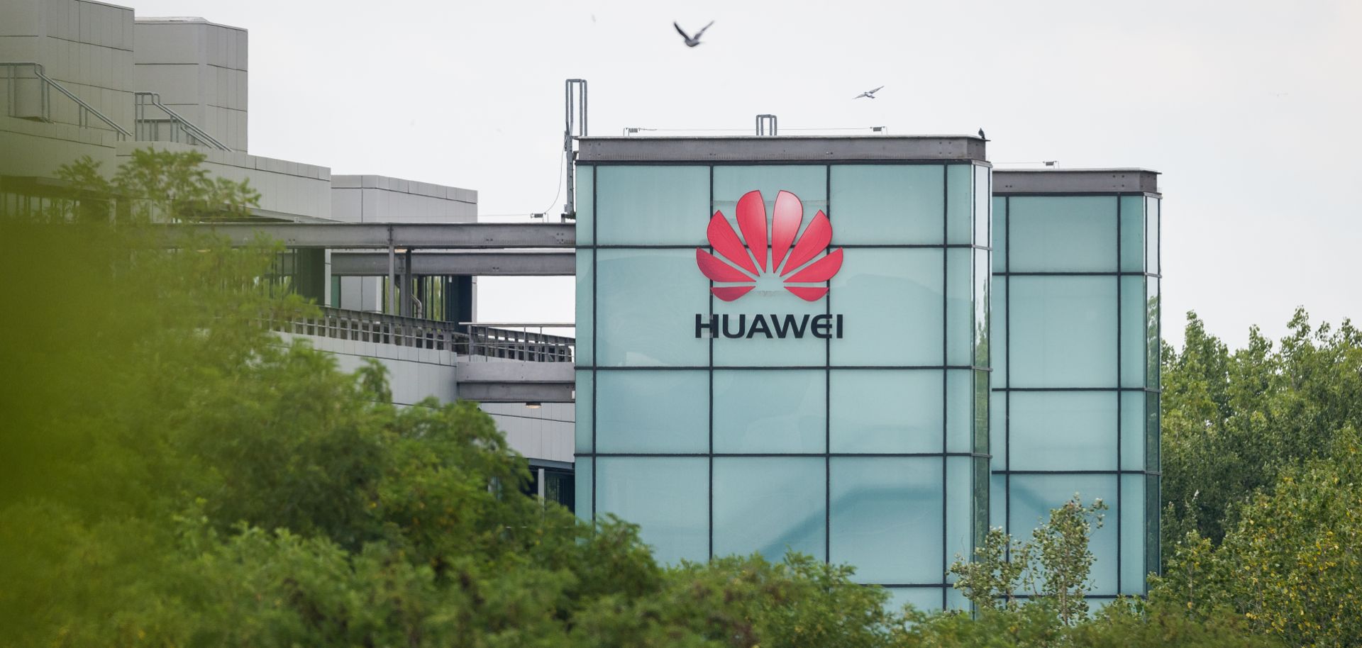 A view of Huawei’s U.K. headquarters in Reading, England.