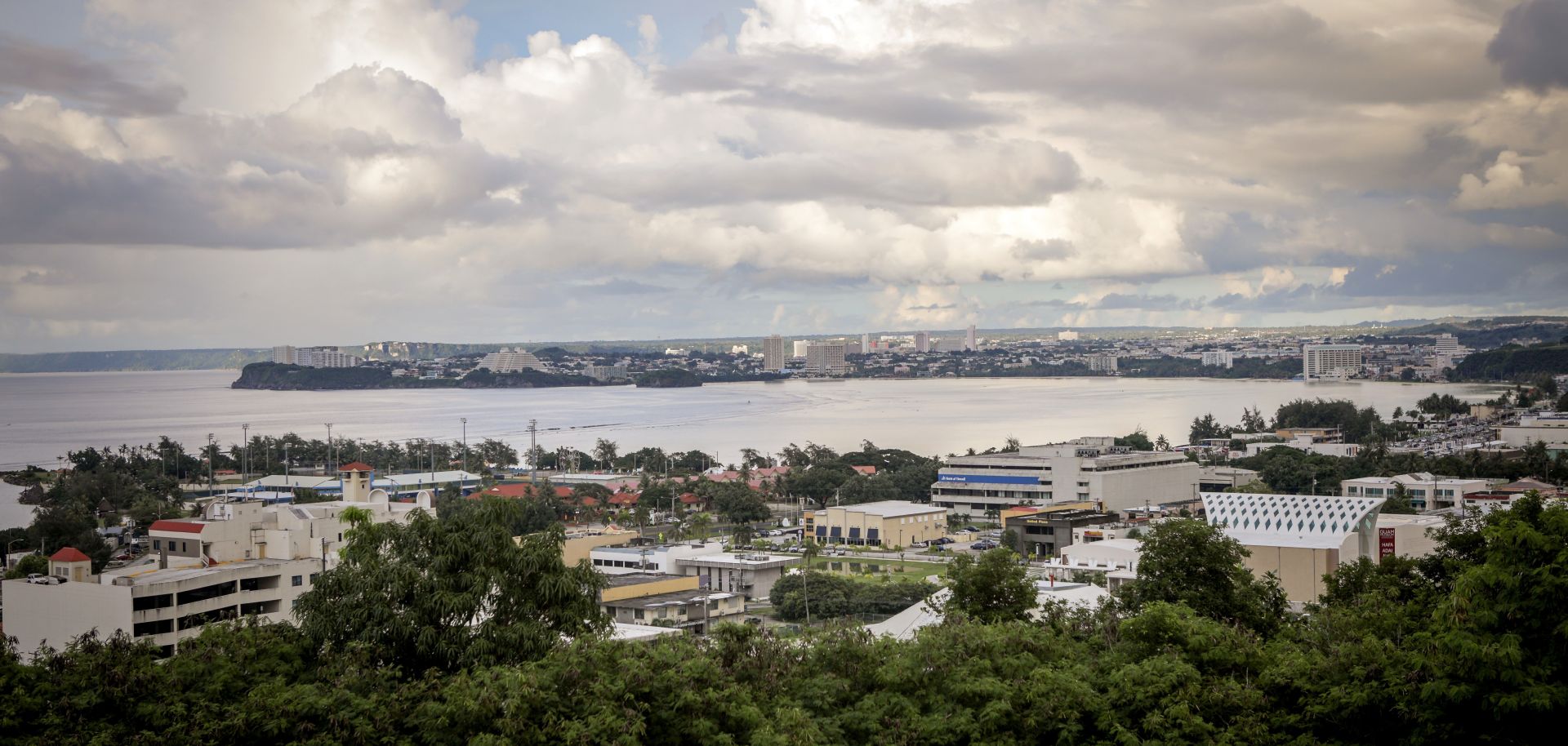 The city of Tamuning is on the island of Guam, a U.S. territory in the Western Pacific.