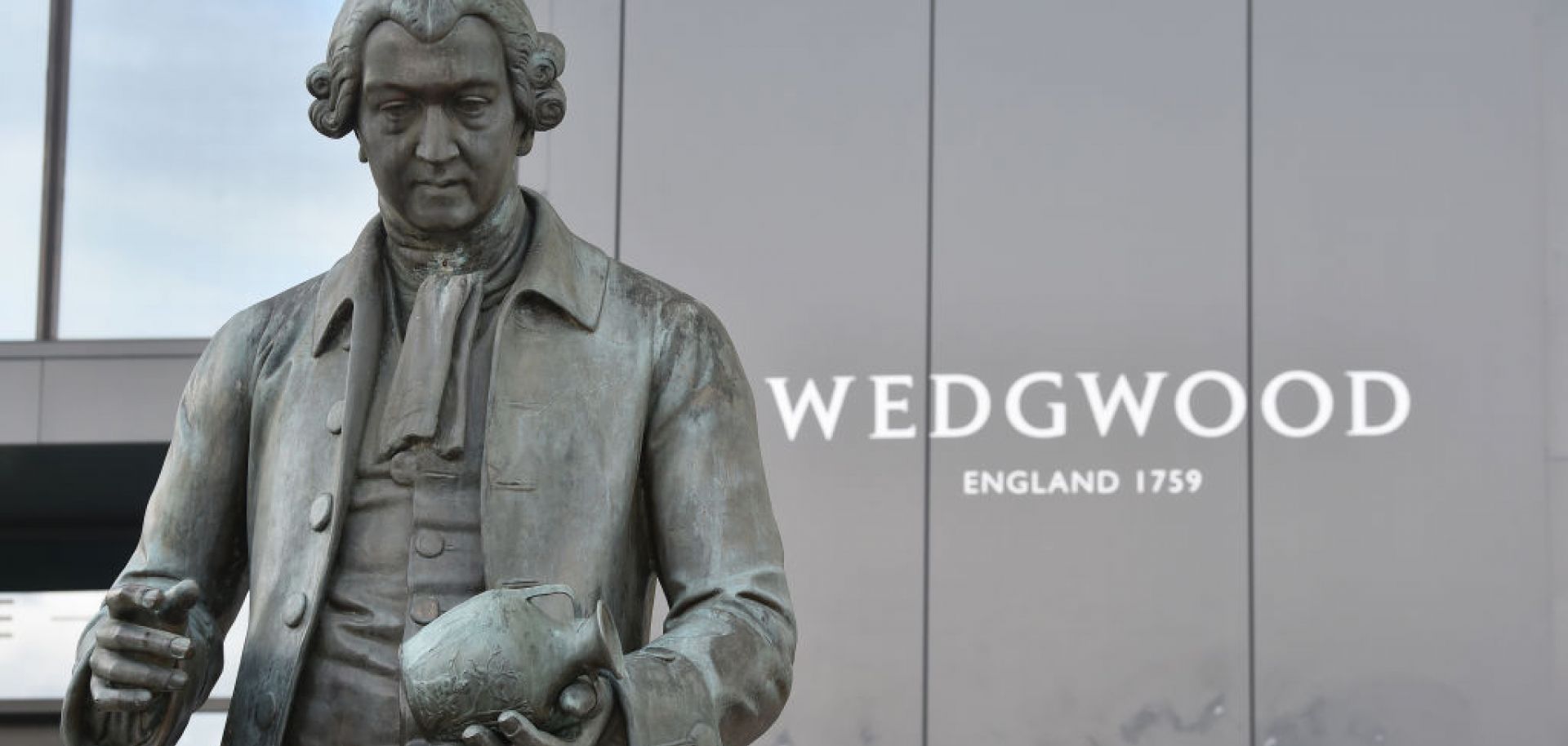 British fine china company Wedgwood on Oct. 14, 2020, in Stoke-on-Trent Staffordshire, England. 