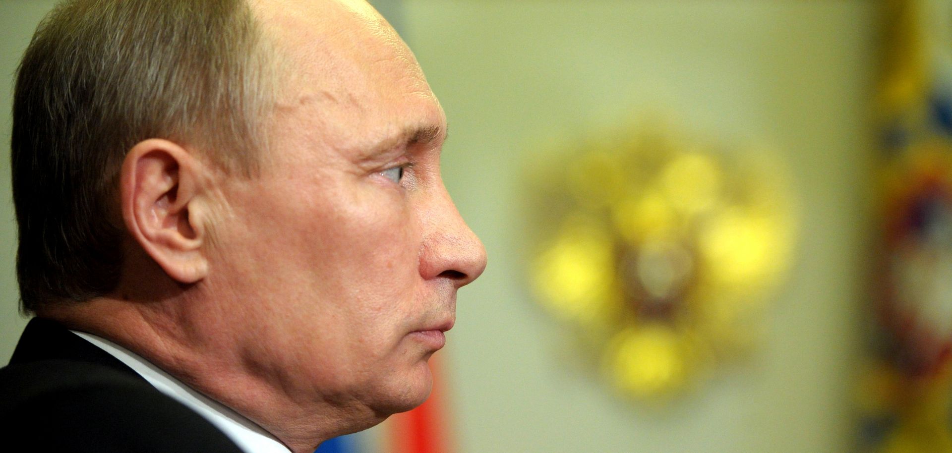 Russia's President Vladimir Putin listens to Chechnya's leader Ramzan Kadyrov as they meet in Putin's residence in the Black Sea resort of Sochi, on February 5, 2013.