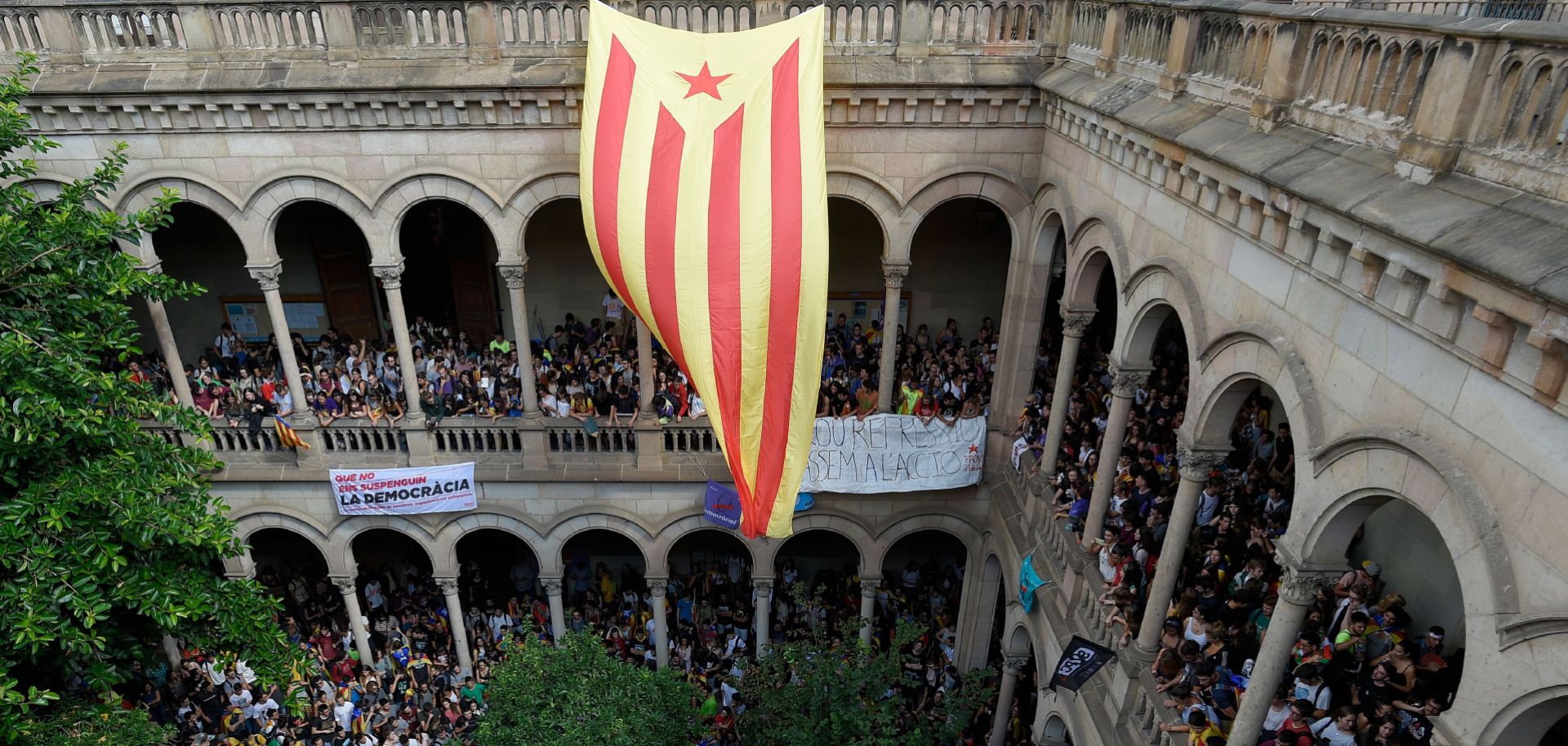 The Spanish central government is using legal, political and economic means to block an independence referendum in Catalonia.