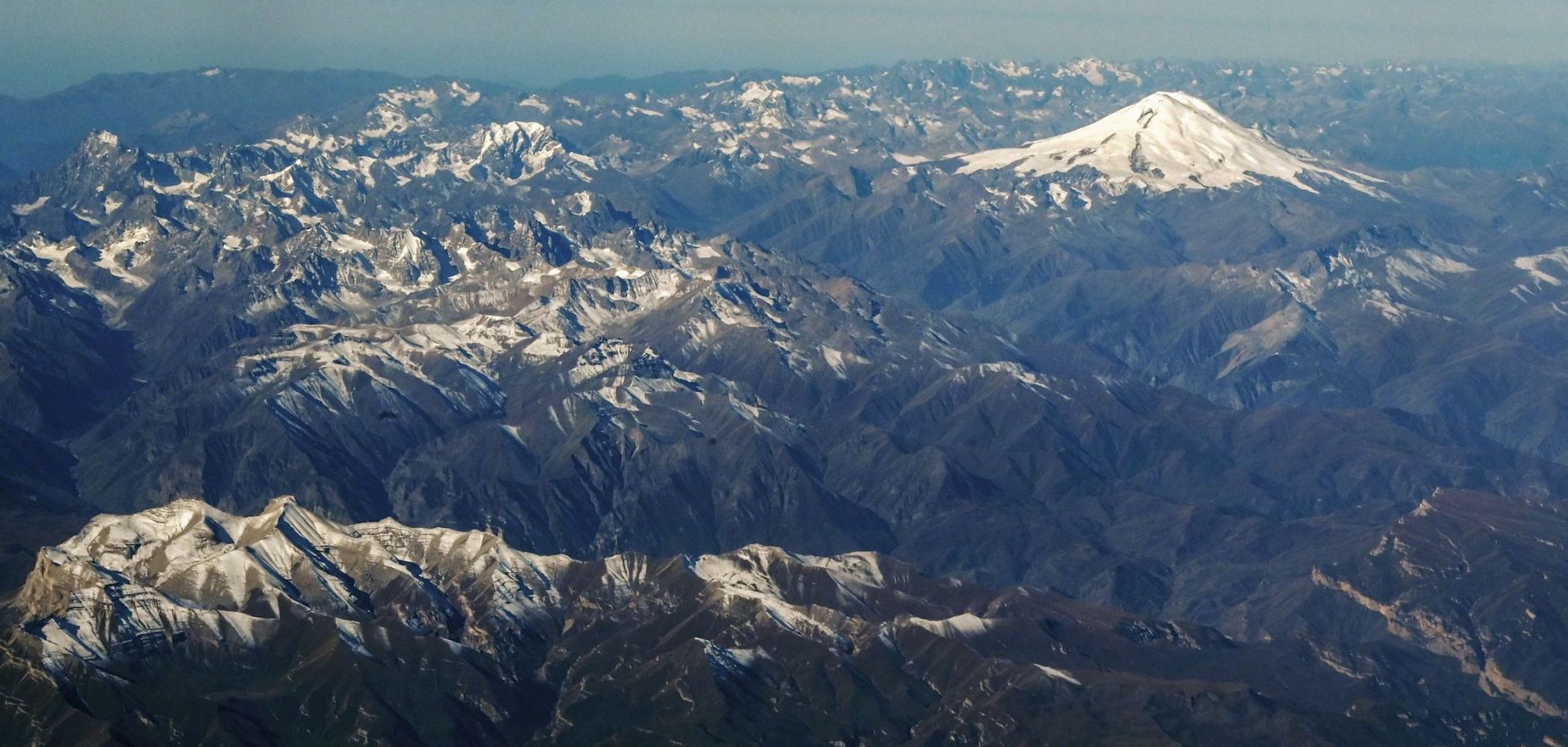 The Caucasus Mountains on Oct. 9, 2020.