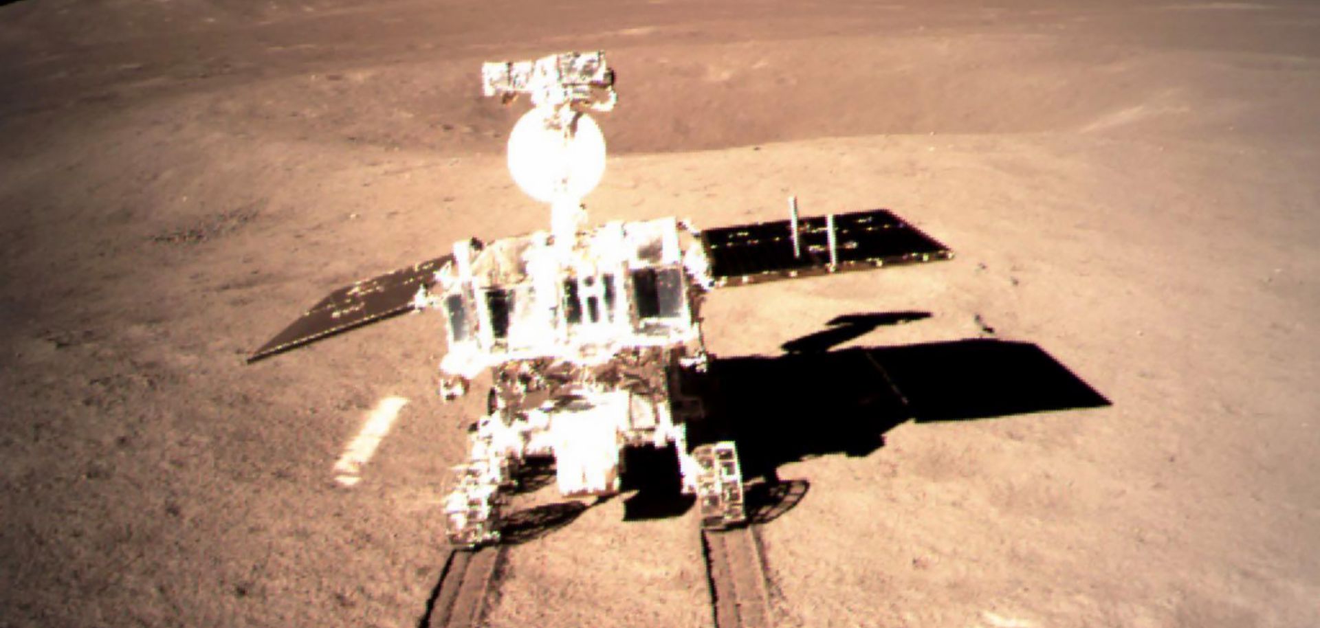 A Chinese lunar rover begins exploring the far side of the moon on Jan. 3, 2019.