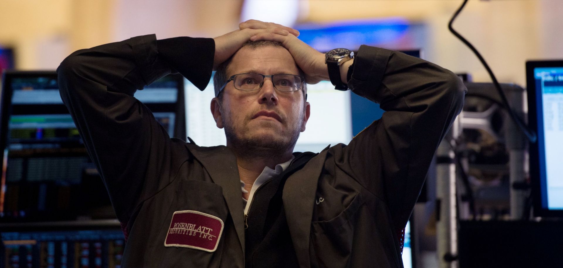 A trader on the floor of the New York Stock Exchange on Feb. 5, 2018.