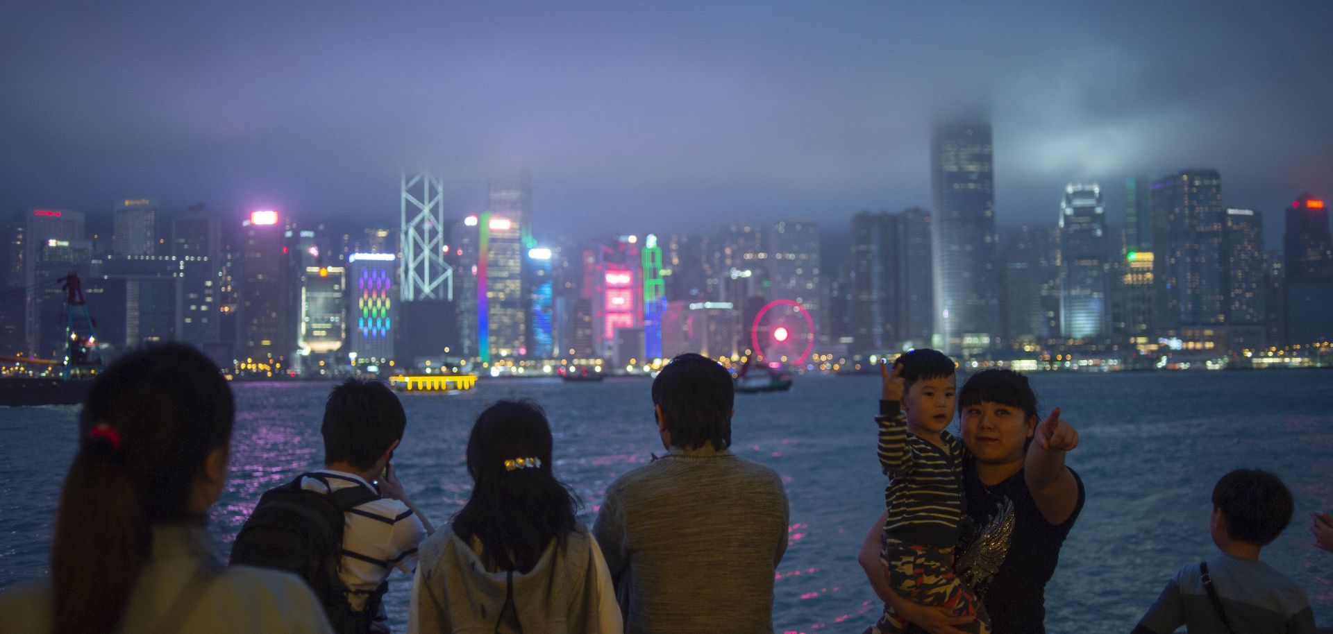 A view of the Hong Kong skyline on May 5, 2019. The protests are beginning to hurt Hong Kong's reputation as a safe business environment.