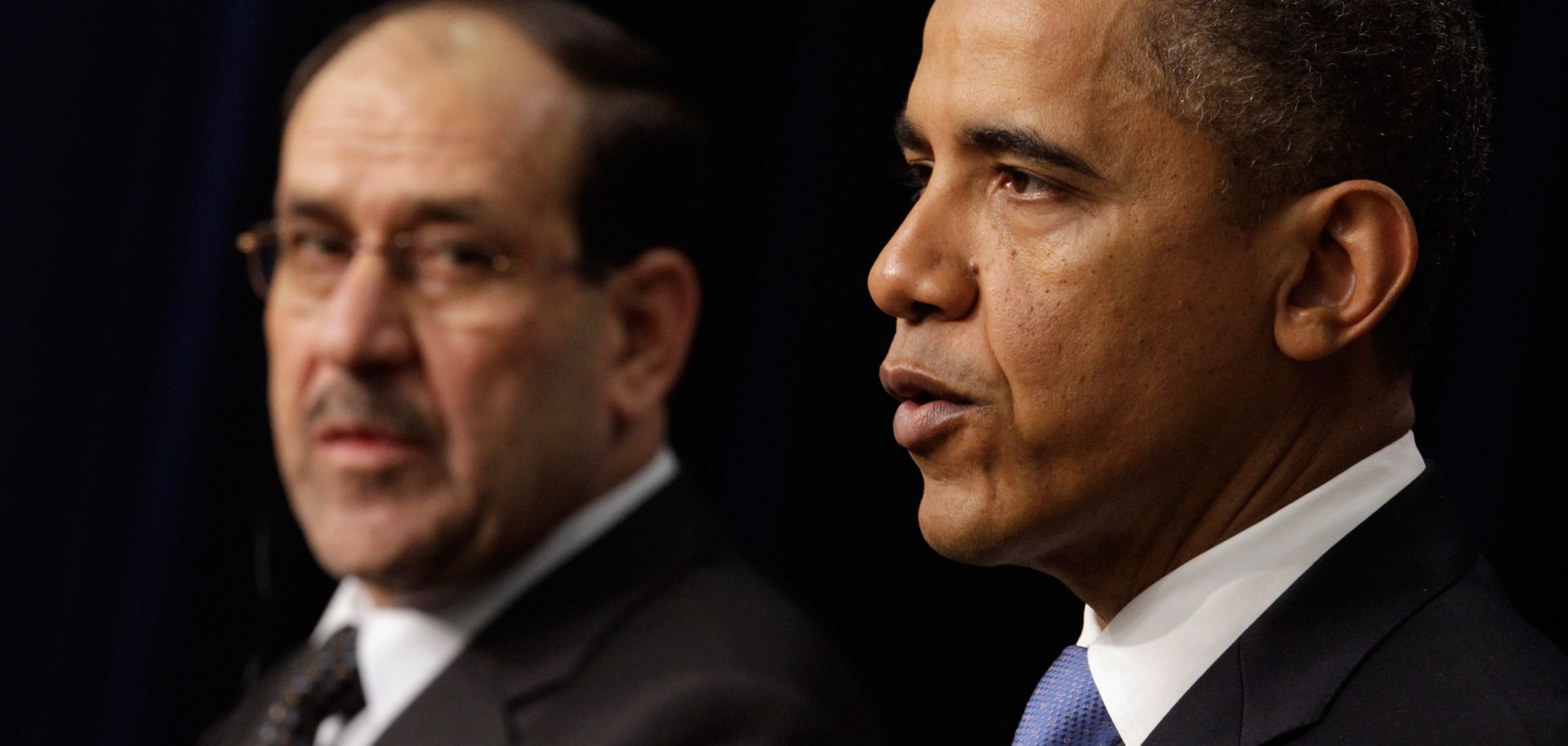 Iraqi Prime Minister Nouri Al-Maliki and U.S. President Barack Obama.