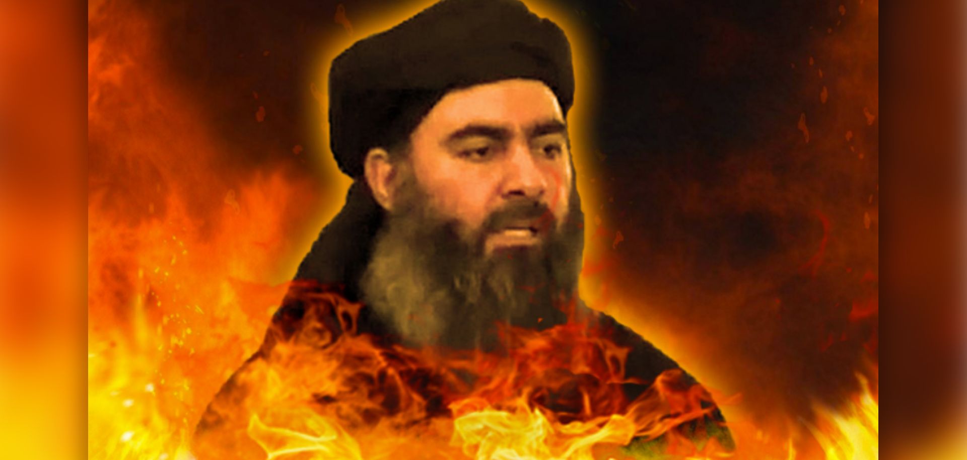 An image from an al Qaeda-inspired magazine shows Islamic State leader Abu Bakr al-Baghdadi in hell. Three years after the Islamic State defected from al Qaeda in an acrimonious and highly public split, many are still concerned that the two could someday reunite.