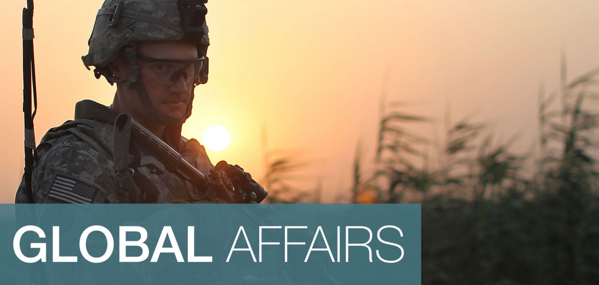 A U.S. soldier taking part in a patrol in the central Iraqi city of Iskandariya.