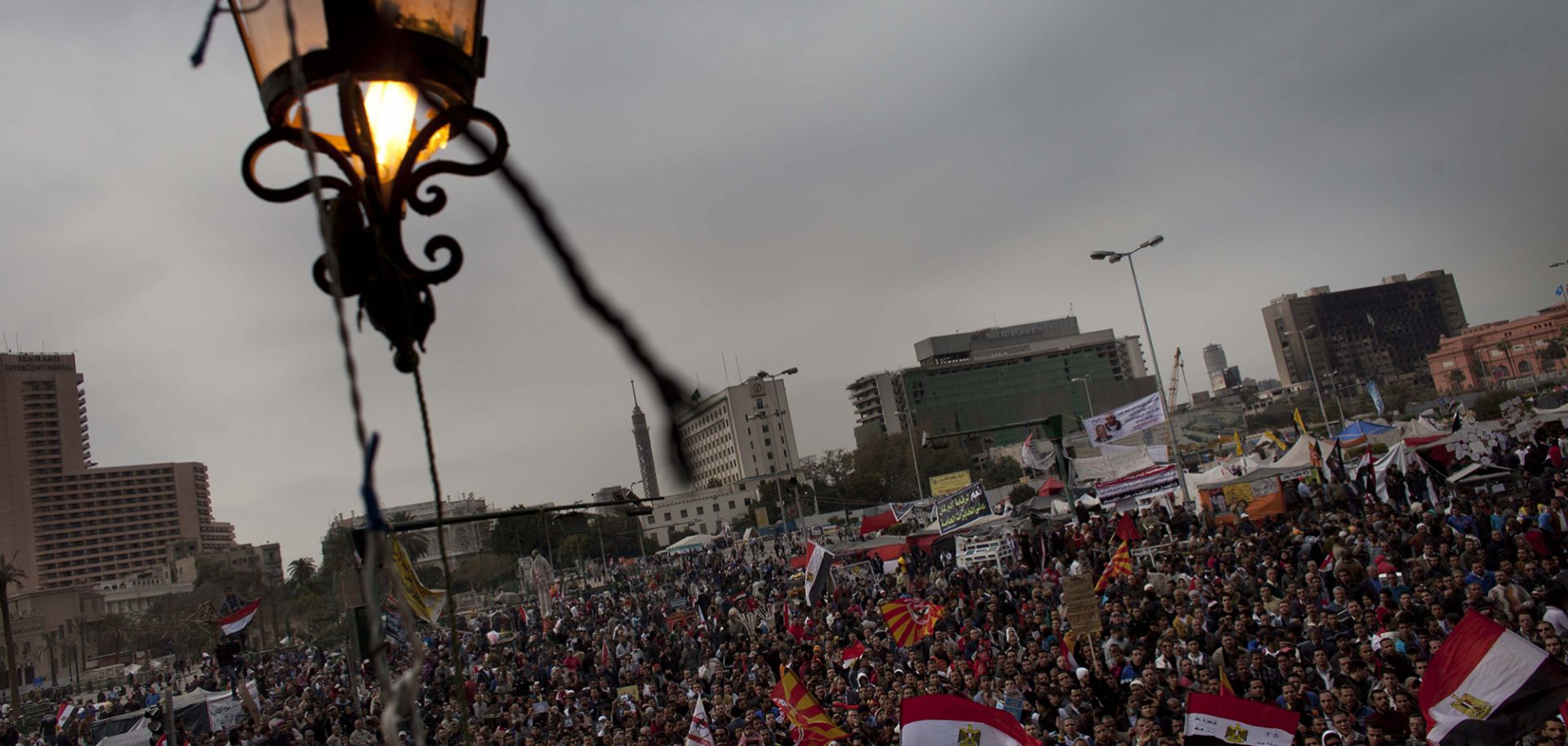 Tahrir Square, which is also known locally as "Martyr Square," in Cairo, Egypt. Defining the 'Arab World' is not quite as easy as one would imagine.