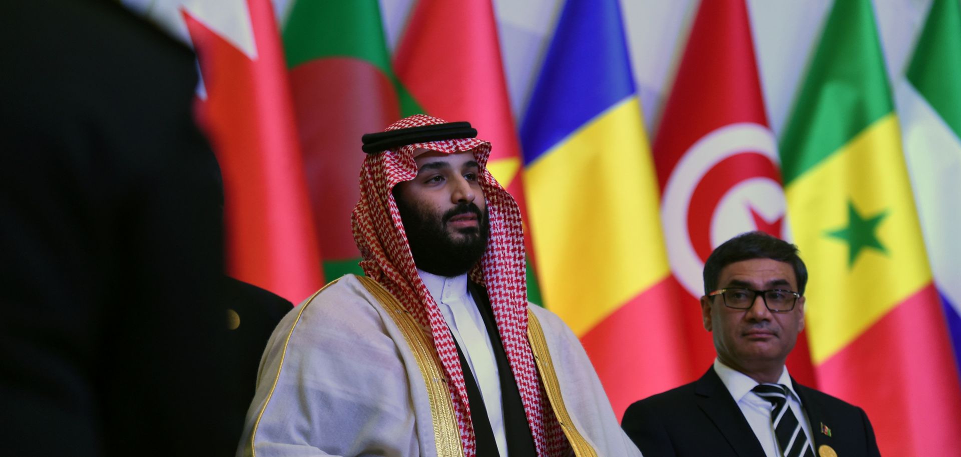 Saudi Crown Prince Mohammed bin Salman poses for a picture at a meeting of the Islamic Military Counter Terrorism Coalition in Riyadh. 