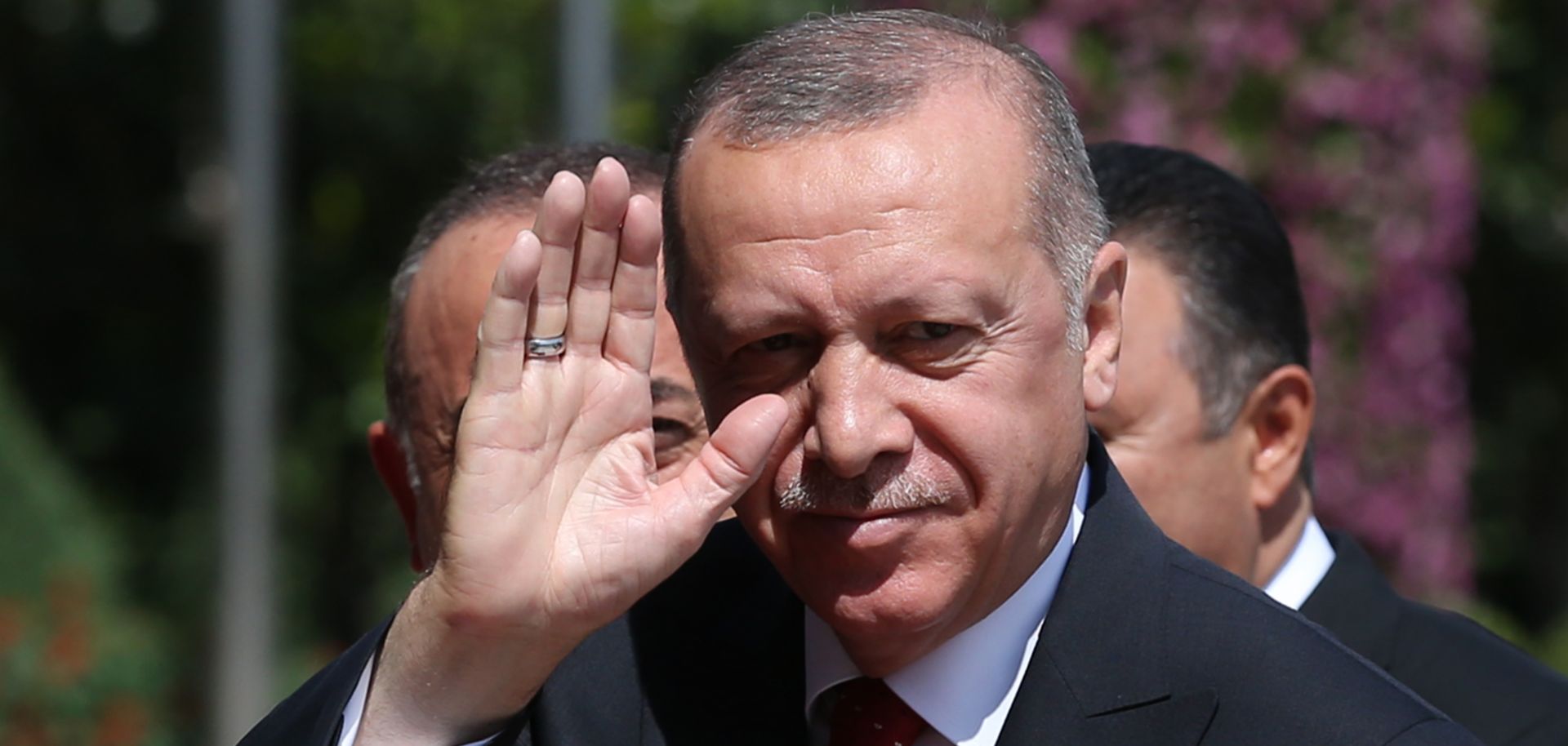 Turkish President Recep Tayyip Erdogan attends the fifth Conference on Interaction and Confidence Building Measures in Asia in Dushanbe, Tajikistan, on June 15, 2019.