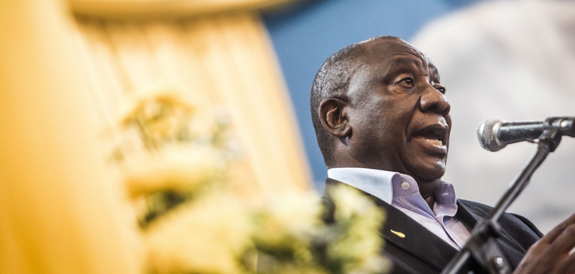 South African President Cyril Ramaphosa