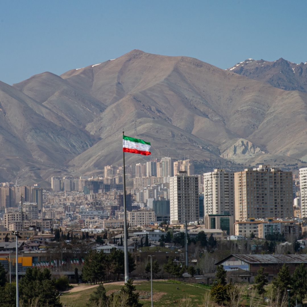 The Iranian capital of Tehran.