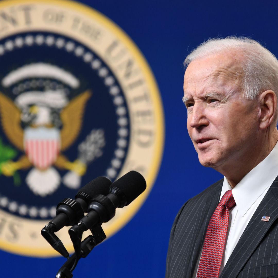 U.S. President Joe Biden speaks about the situation in Myanmar following the recent military coup in Washington D.C. on Feb. 10, 2021. 